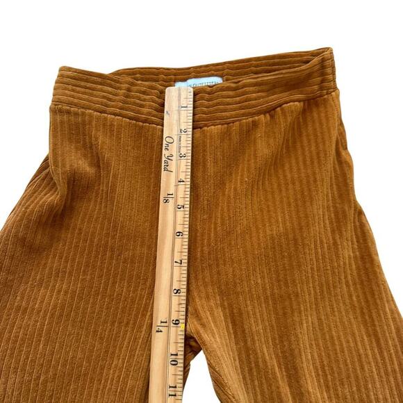 Urban Outfitters Marigold Flare Pants Women's High Waist Ribbed Knit Retro Y2k - Picture 10 of 14